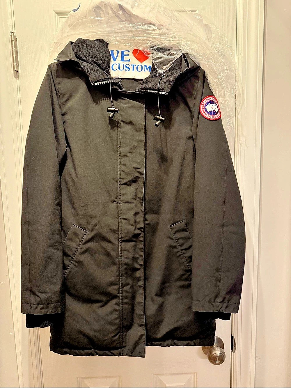 Canada Goose Victoria Parka Black Hooded Parka